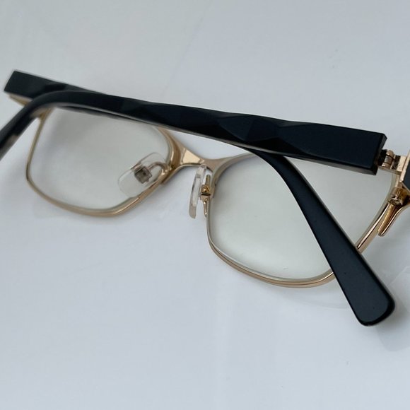 Marchon NYC Women Glasses Frame M-SURREY Black/Gol - Picture 2 of 15